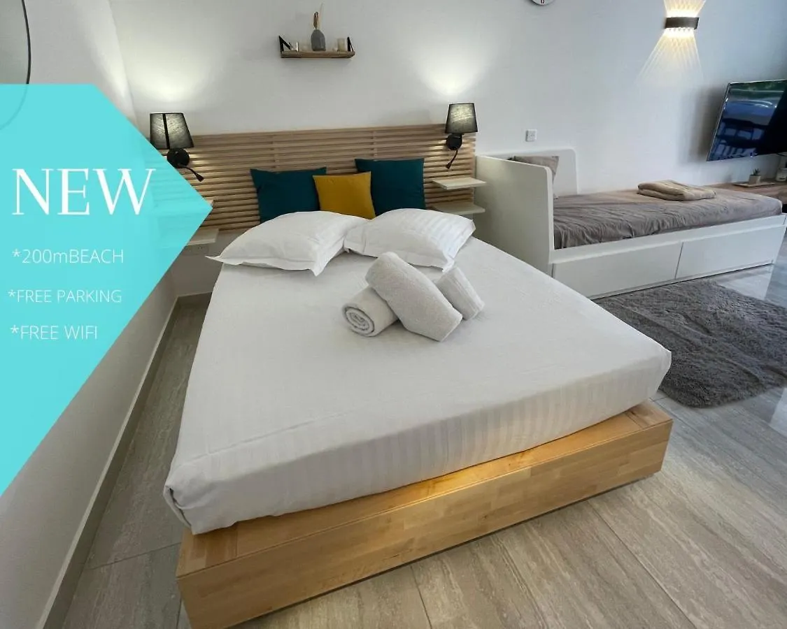 Chaleureux Studio, 200M De La Plage, Parking, Wifi Rocabruna